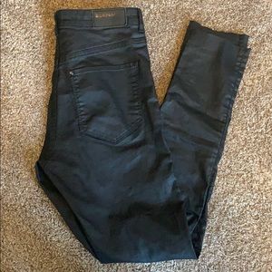 Faux Leather Skinny Jeans